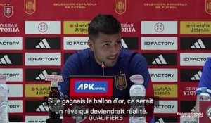 Espagne - Rodri : "Gagner le Ballon d’Or ? Un rêve qui deviendrait réalité”