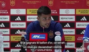 Espagne - Rodri : "Gagner le Ballon d’Or ? Un rêve qui deviendrait réalité”