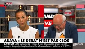 Gros accrochage à propos de l'abaya dans "Morandini Live" ce matin sur CNews : "Vous avez le même discours que les islamistes" - Regardez