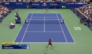Un bonheur éternel pour Gauff : sa balle de sacre à l'US Open en vidéo