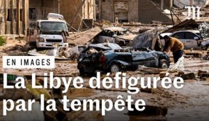 Libye : les images de la tempête Daniel, qui a détruit une partie de la ville de Derna