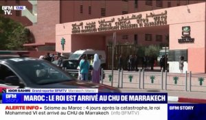 Maroc: le roi Mohammed VI est arrivé au CHU de Marrakech