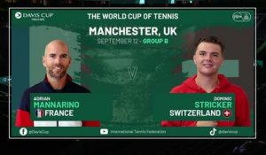 Le replay de Mannarino - Stricker - Tennis - Coupe Davis