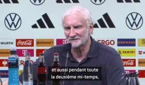 Allemagne - Rudi Völler : "Ce n'est pas le résultat qui compte, mais notre manière de jouer"