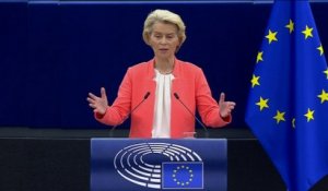"Le futur de l'Ukraine est dans notre Union": Ursula Von der Leyen appelle à "avancer" sur l'élargissement de l'UE