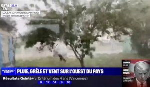 Pluie, grêle, tornade: l'ouest de la France frappé par les intempéries