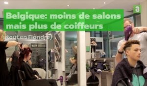 De plus en plus de coiffeurs en Belgique sur ces 15 dernières années: une hausse portée par la Flandre