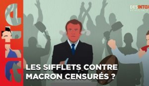 Les sifflets contre Macron censurés ? / Désintox du 18/09/2023