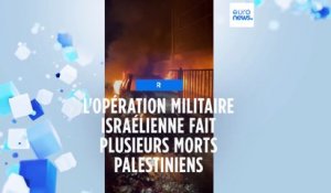 L'opération militaire israélienne en Cisjordanie fait plusieurs morts palestiniens