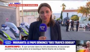 Visite du pape François à Marseille: "C'est un grand défi que l'on relève", indique Camille Chaize (porte-parole du ministère de l'Intérieur)