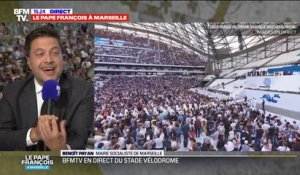 "Ça va être une messe à la marseillaise, on va sentir le cœur de Marseille" indique Benoît Payan, maire socialiste de Marseille