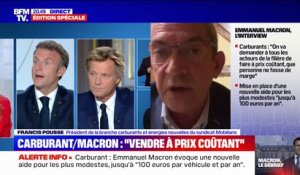 Carburant: "On n'est pas en mesure de vendre à prix coûtant", affirme Francis Pousse (syndicat Mobilans)