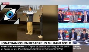[Zap Télé_2] Jonathan Cohen recadre sèchement un militant écologiste (26/09/23)