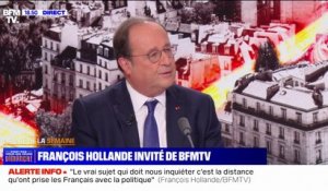 "Je ne m'abaisserai pas à m'en prendre à mon prédécesseur": François Hollande réagit aux propos tenus à son égard par Nicolas Sarkozy