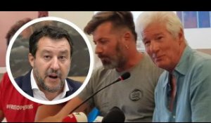 Open Arms, Salvini smaschera Richard Gere Non temere, ti aspettiamo!