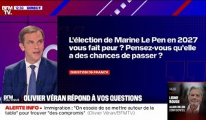 2027: Olivier Véran "considère" que Marine Le Pen "ne gagnera pas"