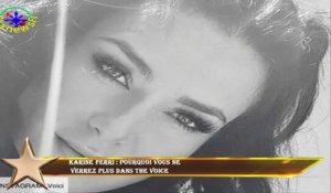 Karine Ferri : pourquoi vous ne  verrez plus dans The Voice