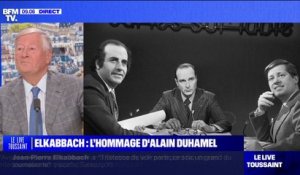 Hommage d'Alain Duhamel à Jean-Pierre Elkabbach: "Lui était toujours plus que pugnace, quasiment déstabilisateur"