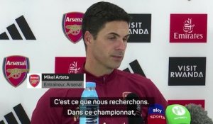 Arsenal - Arteta : "Être à notre meilleur niveau dans tous les domaines"