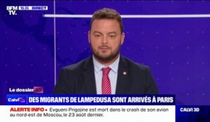 Migrants de Lampedusa à Paris: "L'Union Européenne ne fonctionne pas en termes d'immigration, on ne contrôle pas nos frontières", pour Kévin Mauvieux (RN)