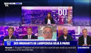 Migrants de Lampedusa à Paris: "La France assume un accueil par le trottoir", dénonce Yann Manzi (co-fondateur d’UTOPIA 56)