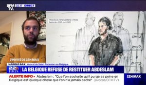 Interdiction du transfert de Salah Abdeslam: "On entretient un faux débat en faisant croire que ce que nous essayons de faire est de l'empêcher de purger une peine", affirme Harold Sax (avocat de Salah Abdeslam en Belgique)