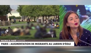 Najwa El Haïté sur l’augmentation des migrants au jardin d’Eole :«C’est une véritable misère humaine»