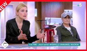 C à Vous : le coup de gueule de Julie Gayet contre les choix d'Emmanuel Macron