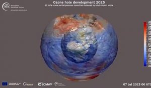 Le Trou de la Couche d'Ozone au-dessus de l'Antarctique Trois Fois Plus Grand que le Brésil en 2023