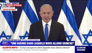 Benyamin Netanyahu annonce "une attaque massive contre le Hamas, d'une intensité qui n'a jamais eu lieu"