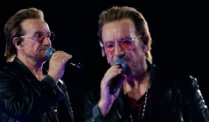 L’émouvant hommage de U2 en plein concert aux festivaliers tués dans l’attaque du Hamas