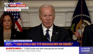 Joe Biden: "La violence sanguinaire du Hamas nous rappelle le pire de Daesh, c'est du terrorisme"
