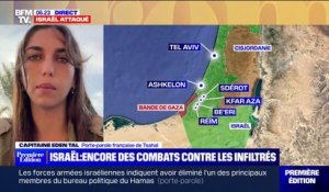 Une porte-parole française de l'armée israélienne affirme "qu'il y encore des terroristes infiltrés" sur leur territoire