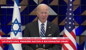 Joe Biden depuis Tel-Aviv : «Même si actuellement Israël n'est pas un lieu sûr pour les populations juives, il le sera un jour»
