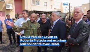 Ursula von der Leyen à Benjamin Netanyahu :  "l'Europe est aux côtés d'Israël"