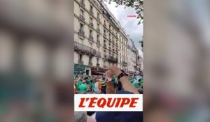 Les Irlandais enflamment les rues de Paris - Rugby - CM 2023