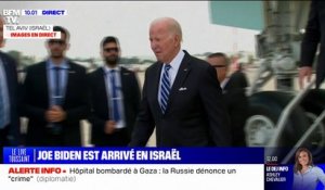 Joe Biden est arrivé en Israël, accueilli par le Premier ministre Benjamin Netanyahu et le président Isaac Herzog