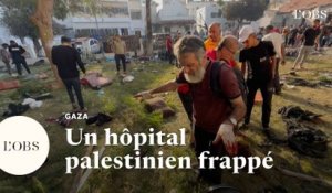 Guerre Israël-Hamas : les images des dégâts à l'hôpital Ahli Arab bombardé