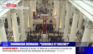 La famille de Dominique Bernard remercie "toutes les personnes qui se sont rassemblées à travers la France"