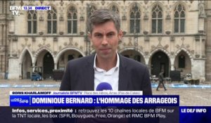 L'hommage de la ville d'Arras à Dominique Bernard, professeur tué après une attaque au couteau