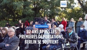 82 ans après les premières déportations de Juifs, Berlin se souvient