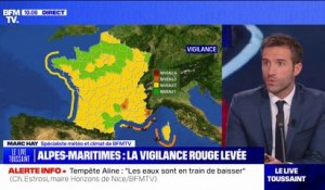 Alpes-Maritimes: la vigilance rouge pluie-inondation levée sur le département