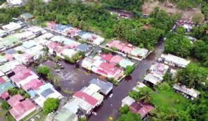 Le quartier de Belle-Plaine au Gosier