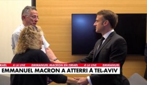 Emmanuel Macron à la rencontre des familles d'otages