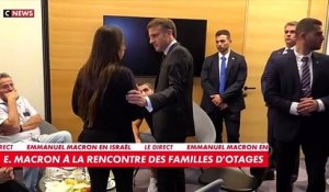 Israël : Emmanuel Macron à la rencontre des familles d'otages