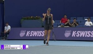 WTA Elite Trophy - Avant de défier Garcia, Keys s'incline