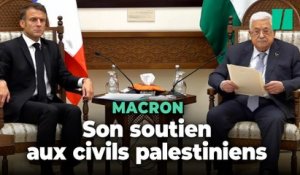 « Une catastrophe pour les Palestiniens » : Macron présente les « condoléances » de la France à Mahmoud Abbas