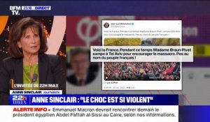Critiques de Jean-Luc Mélenchon contre Yaël Braun-Pivet: pour Anne Sinclair, le leader de la France insoumise "se répand en tweets très ambigus avec plein d'allusions"