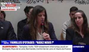 Familles d'otages israéliens à Paris: "Ce qui a été révélé publiquement c'est de ne pas donner la priorité absolue aux otages, c'est inadmissible selon moi", réagit Sela Ayelet