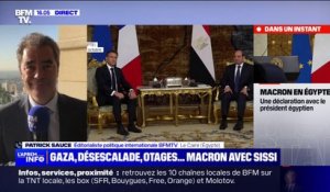 Israël/ Gaza: l'entretien entre Emmanuel Macron et le président égyptien, Abdel Fattah al-Sissi, s'est terminé